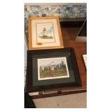 2 PIECES OF FRAMED ART