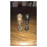2 SMALL AFRICAN TRIBAL HEAD BUSTS