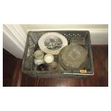 LOT OF ASST. GLASS & MISC HOUSEHOLD