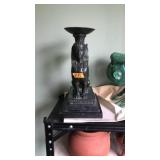 VNTG. EGYPTIAN BRONZE WINGED CANDLE HOLDER