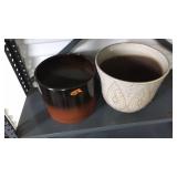 2 DECORATIVE PLANTERS