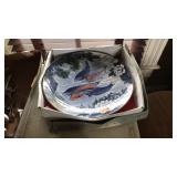 KOI FISH ORIENTAL PLATE