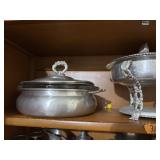 LOT OF ASST. PEWTER/SILVERPLATE