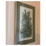 FRAMED SNOW PEAS ART
