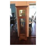 GUN CABINET WITH CLOCK