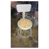 METAL SHOP STOOL