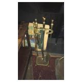 BRASS FIREPLACE TOOLS