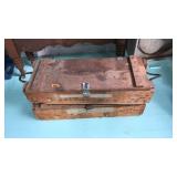 2 ANTIQUE WOOD AMMO CRATES EMPTY