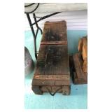 ANTIQUE WOOD AMMO CRATE EMPTY