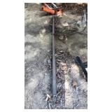 ANTIQUE METAL BAR FOOT REST