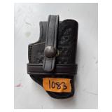LEATHER BELTLOOP PISTOL HOLDER