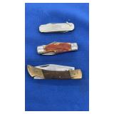 3 ASST POCKET KNIVES