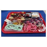 TRAY OF ASST COSTUME JEWELRY