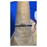 PETITE LADIES RING W/ 2 DIAMOND CHIPS