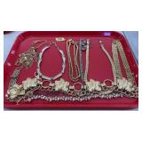 TRAY OF ASST COSTUME JEWELRY