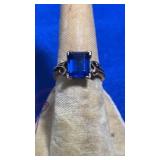 10K YELLOW GOLD & SEMI PRECIOUS STONE RING
