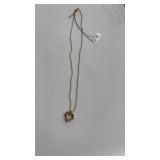14K YELLOW GOLD DIAMOND & PRECIOUS STONE NECKLACE