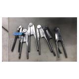 6 VNTG. STAINLESS NUT CUTTERS