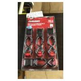 4 PACK OF 10FT CAM BUCKLE TIE-DOWNS, NEW