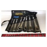 STANLEY RATCHETING WRENCH SET SAE