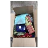 2 BOXES OF ASST. FABRIC