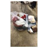 LOT OF ASST. LINENS AND CLOTHES