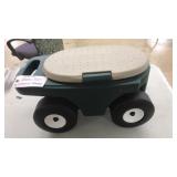 STEP 2 GARDEN SEAT W/ WHEELS AND STORAGE