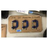 3 PC. 1.5" IRWIN MINI C-CLAMPS