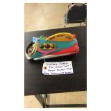 VNTG. JAPAN TIN LITHO "MT MOON ROCKET" TOY