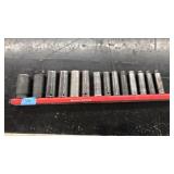 1/2 DRIVE DEEP IMPACT SOCKETS SAE