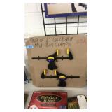 PAIR OF 6" QUICK-GRIP MINI BAR CLAMPS