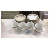 16 PC. PORCELAIN DINNERWARE, MADE IN CHINA