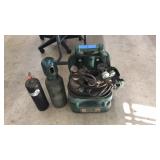 TORCH SET W/ EXTRA BOTTLES