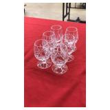 WATERFORD CRYSTAL LISMORE PATTERN 6 BRANDY GLASSES
