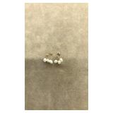 14K YELLOW GOLD & PEARL EARRINGS