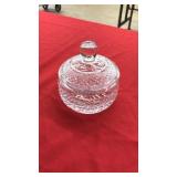 WATERFORD CRYSTAL GLANDORE LIDDED CANDY DISH