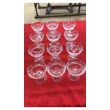 WATERFORD CRYSTAL LISMORE 12 COCKTAIL GLASSES