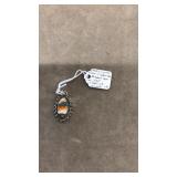 SPINEY PYSTER SHELL & TURQIOUSE PENDANT IN STERL