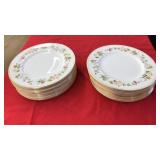 24 WEDGEWOOD MIRABELLE BONE CHINA DINNER PLATES