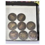 8 BICENTENNIAL MT AIRY COMMEMORATIVE COINS