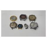 7 ASST WATCHES W/OUT BANDS