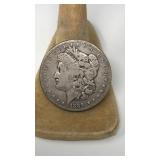 1889 MORGAN SILVER DOLLAR W CC MINT MARK