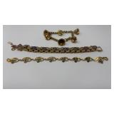 THREE ASSORTED BRACELETS