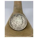 1908 BARBER HALF DOLLAR