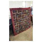 ANTIQUE FRAMED PATCHWORK QUILT