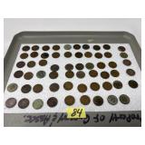 59 INDIAN HEAD PENNIES