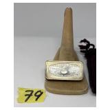 FRANKLIN MINT 1000 GRAIN OLID STERLING SILVER BAR