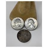 1965, 1964, 1941 US QUARTERS