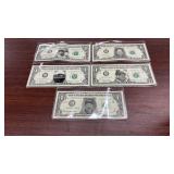 DALE EARNHARD & DALE JR $1 BILLS