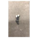 STERLING & PEARL BROOCH